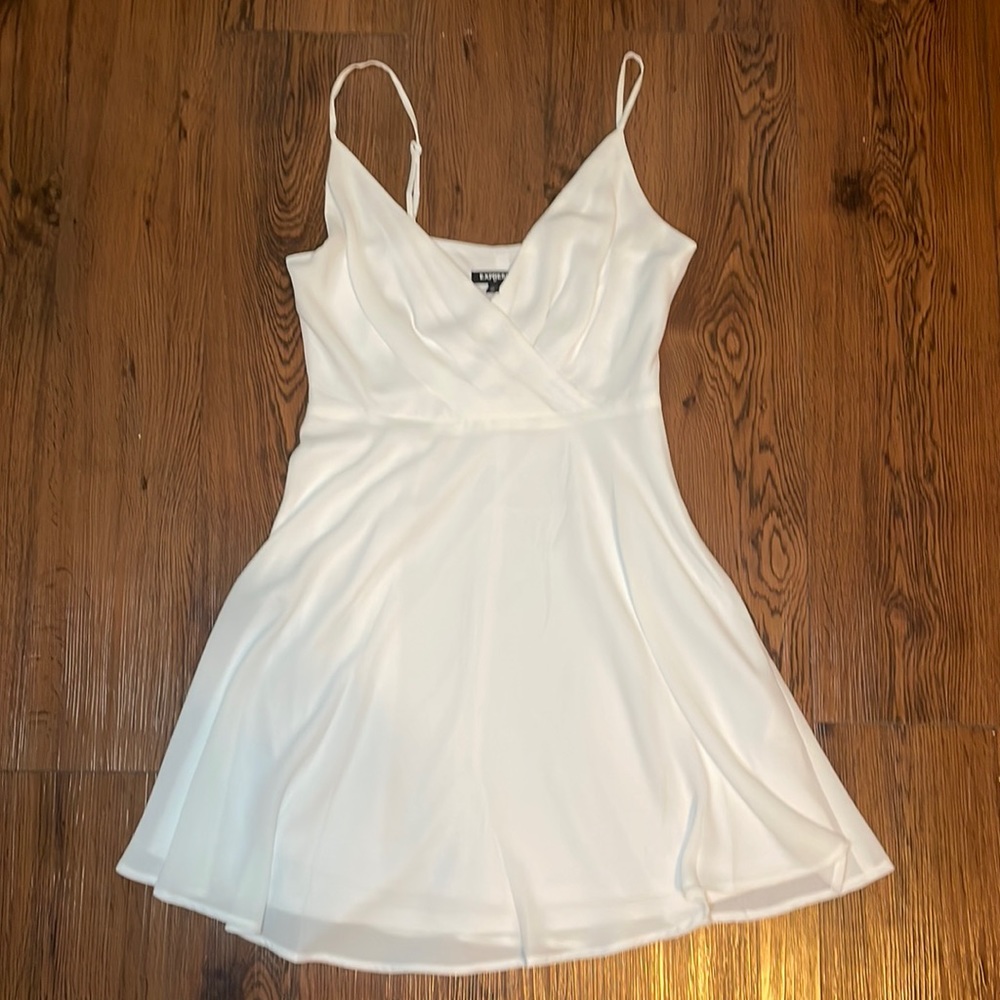 White mini dress, size extra small